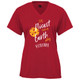 Women's Nicest People Core Performance T-Shirt in Red