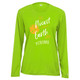 Women's Nicest People Core Performance Long-Sleeve Shirt in Lime