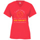 Women's I May Be A Grandma Core Performance T-Shirt in Hot Coral
