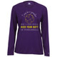 Women's I May Be A Grandma Core Performance Long-Sleeve Shirt in Purple