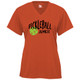 Women's Pickleball Junkie Core Performance T-Shirt in Burnt Orange
