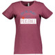 Women's Adulting Can Wait Cotton T-Shirt in Vintage Burgundy