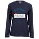 Women's Adulting Can Wait Core Performance Long-Sleeve Shirt in Navy