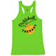 Women's Pickleball Therapy Core Performance Racerback Tank in Lime