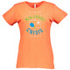 Women's Mid-Court Crisis Cotton T-Shirt in Vintage Orange