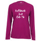 Women's Pickleball Just Gets Me Core Performance Long-Sleeve Shirt in Hot Pink