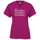 Women's Triple Pickleball Core Performance T-Shirt in Hot Pink