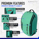 JOOLA Vision II Backpack - Teal