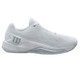 Wilson Women's Rush Pro 4.0 shoe shown in White/White/White. Available in sizes 5.5-11.