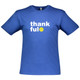 Men's Thankful Cotton T-Shirt in Vintage Royal