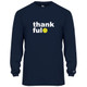 Men's Thankful Core Performance Long-Sleeve Shirt in Navy