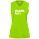 Women's Thankful Core Performance Sleeveless Shirt in Lime