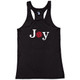 Women's JOY Core Performance Racerback Tank in Black