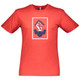 Carpe Dinkem 2.0 Men's Cotton T-Shirt available in sizes S-3XL. Shown in color Vintage Red