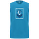 Carpe Dinkem 2.0 Men's Core Performance Sleeveless Shirt available in sizes S-3XL. Shown in Electric Blue