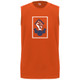 Carpe Dinkem 2.0 Men's Core Performance Sleeveless Shirt available in sizes S-3XL. Shown in Burnt Orange