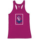 Carpe Dinkem 2.0 Women's Core Performance Racerback Tank shown in color Hot Pink. Available in sizes S-2XL