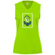 Carpe Dinkem 2.0 Women's Core Performance Sleeveless Shirt shown in color Lime. Available in sizes S-2XL