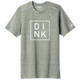 DINK Men's Ogio Performance Shirt shown in color Gear Gray. Available in sizes S-2XL