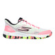 Outer side view of the White/Multi Men's Viper Court Pro Shoe by Skechers Pickleball.