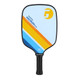 Front view of the GAMMA Quantum Series Micron 5.0 Pickleball Paddle, and 5" long hand with 4 1/8" grip.