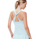 Back view of the EleVen by Venus Williams Charm Tank Top with racerback straps. Sizes XS-2XL