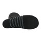 Bottom view of the moisture-wicking Thorlo Pickleball Unisex Light Cushion Crew Sock.