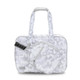 Front view of the Grey Camo Canvas Pickleball Tote Bag measuring 17 inches long by Ame & Lulu.