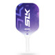 Selkirk SLK Evo Control Max 2.0 Carbon Pickleball Paddle with 16" by 7.85" proportions and a thick Rev-Control Polymer Core. Shown in Purple.