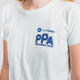 View of PPA Fine Jersey T-Shirt  PPA-Carvana logo.