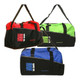 Duffle is available in three colors, features adjustable shoulder strap and handles