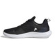Alternate side view of the adidas Defiant Speed Shoe shown in Black/White/Grey