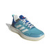 adidas Defiant Speed Court Shoe in Light Aqua/Off White/Bright Royal - Front View