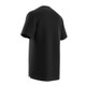 Back angled view of Men's adidas Club Tee in the color Black.