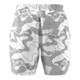 Back view of Men's adidas Club Graphic Shorts in the color White/Grey Three/Grey One.