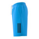 Left side view of the men's adidas Club 3STR Shorts in Blue Burst.