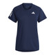 Front view of the Women's adidas Club Tee in the color Collegiate Navy..