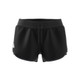 Front view of Women's adidas Club shorts in the color black.