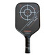 Front view of the Pursuit Pro EX Carbon Fiber Paddle from Engage Pickleball - Fierce Red