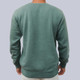 Alpine Heritage Pickle-ball Embroidered Cursive Crew Neck Sweatshirt - Back View