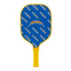 View of the Los Angeles Chargers pickleball paddle by Parrot Paddles