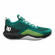 Wilson Rush Pro LITE Men's Shoe shown in Evergreen/Black/White