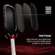 adidas Metalbone Pickleball Paddle Infographic with PMI Foam Details