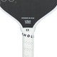 Throat and handle view of the Holbrook Power Pro 14mm Carbon Fiber Pickleball Paddle
