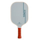 Back view of the Blue Heritage Pickle-ball 'Lines' retro fiberglass pickleball paddle.