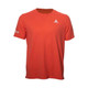 Front view of JOOLA Ben Johns React T-Shirt in the color Hot Coral.