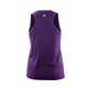 Back view of JOOLA Women's Flow Tank Top in the color Blackberry Cordial.