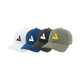 View of JOOLA Scorpeus Hat color options side-by-side (Black, Navy ,Sherwood Green ,White).