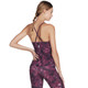 Back view of Skechers GO FLEX Crossback Shelf Bra Cami in the color Haze Print.