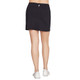 Back view of Women's Skechers GO WALK Wear Skort in the color Black.